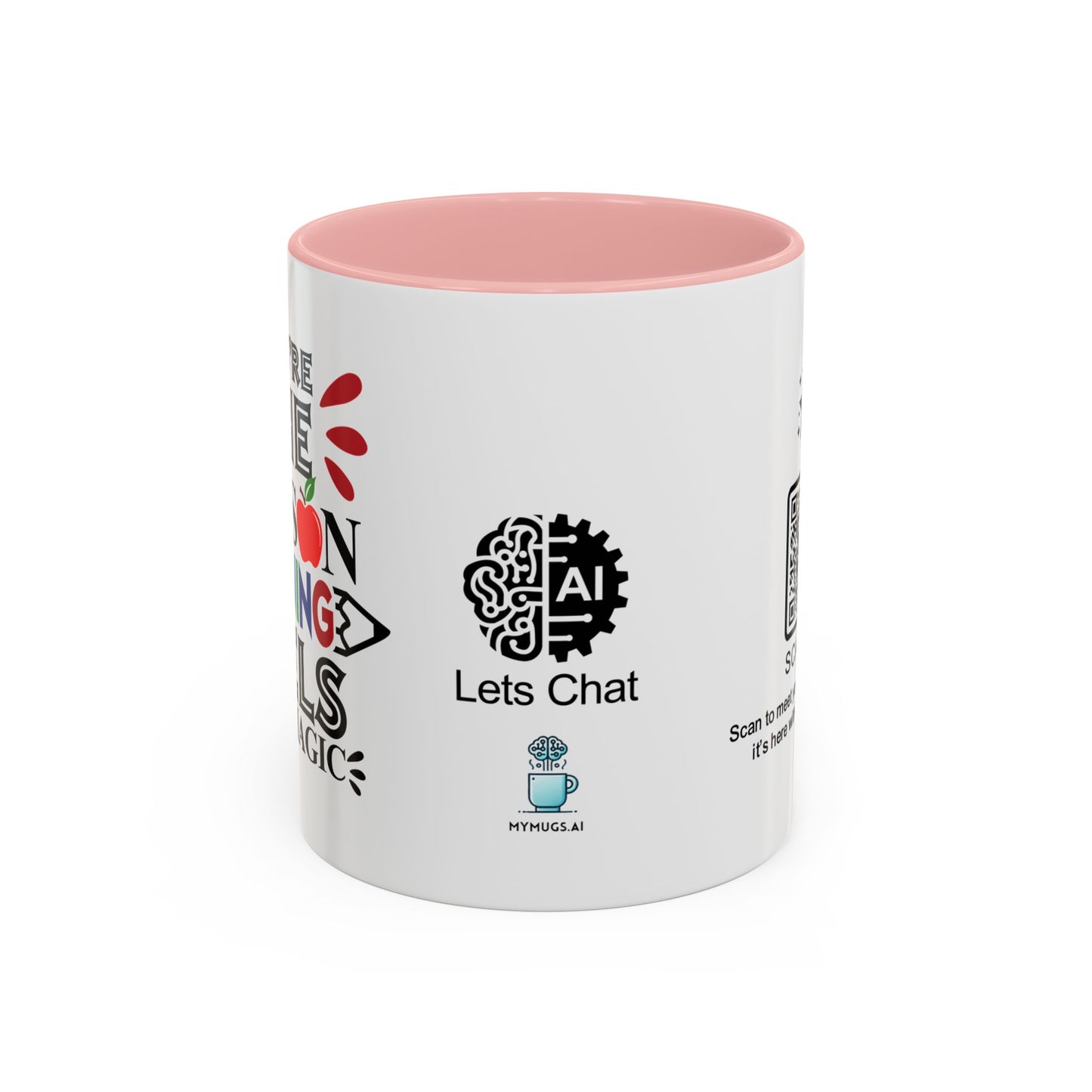 You’re the reason learning feels like magic - Accent Coffee Mug
