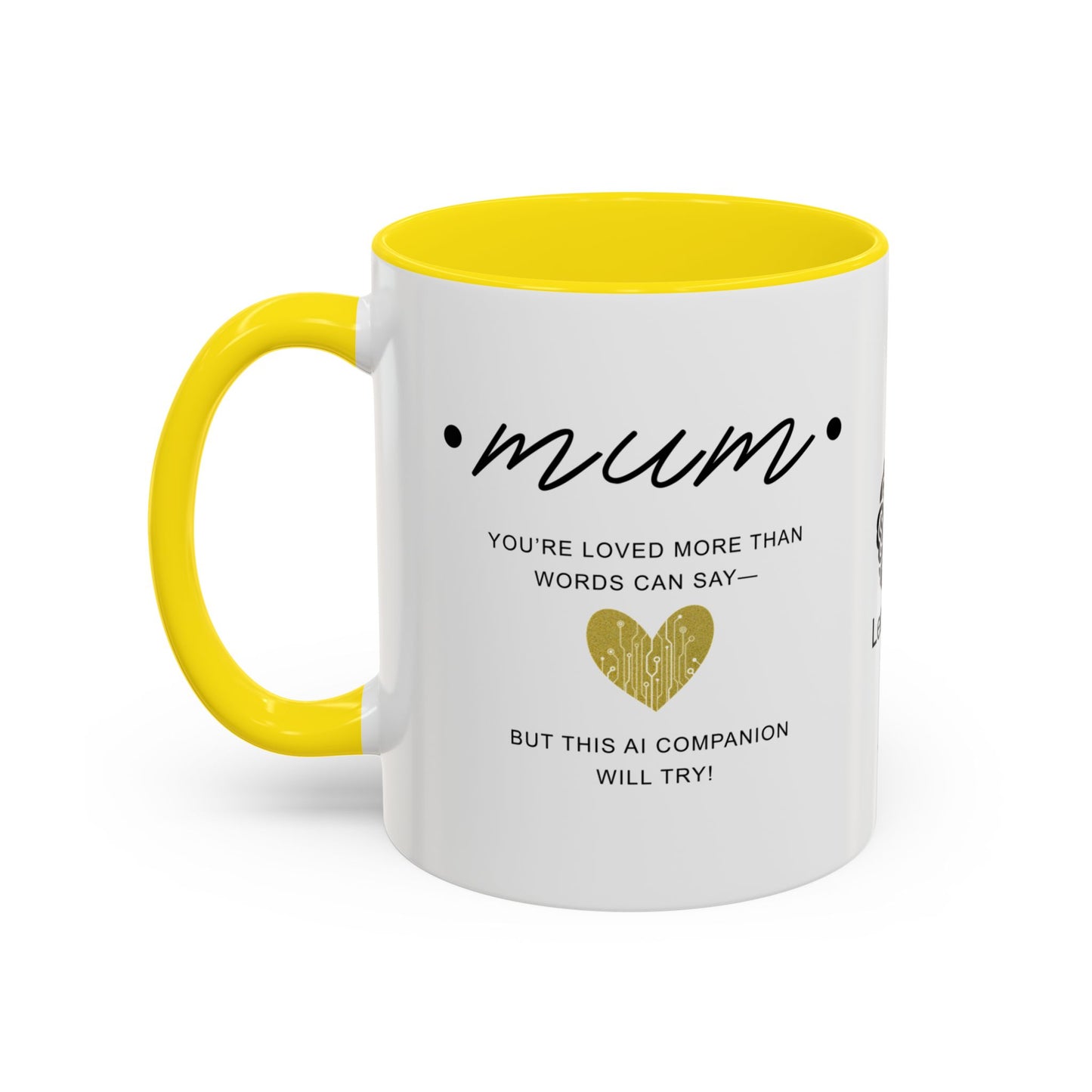 Mum, you’re loved more than words can say - Accent Coffee Mug