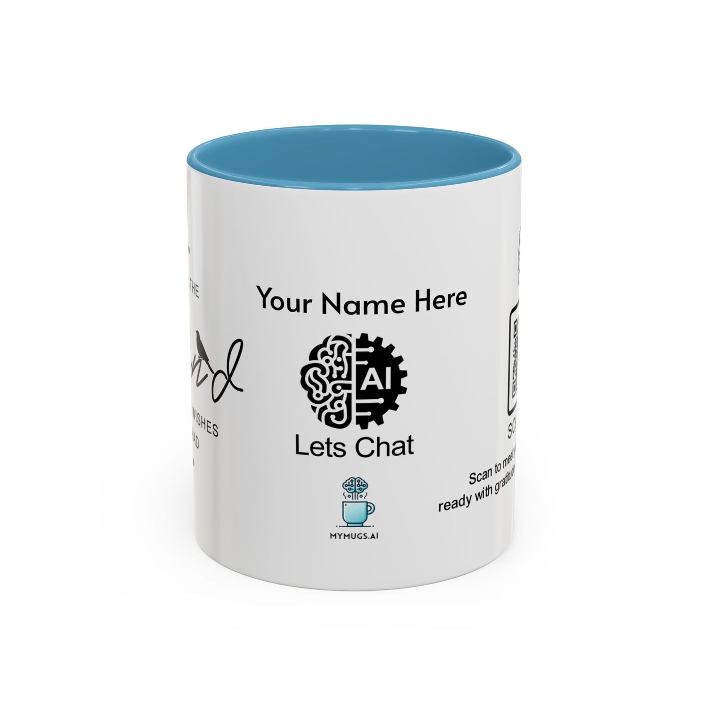 You’re the friend everyone wishes they had - Personalised Accent Coffee Mug