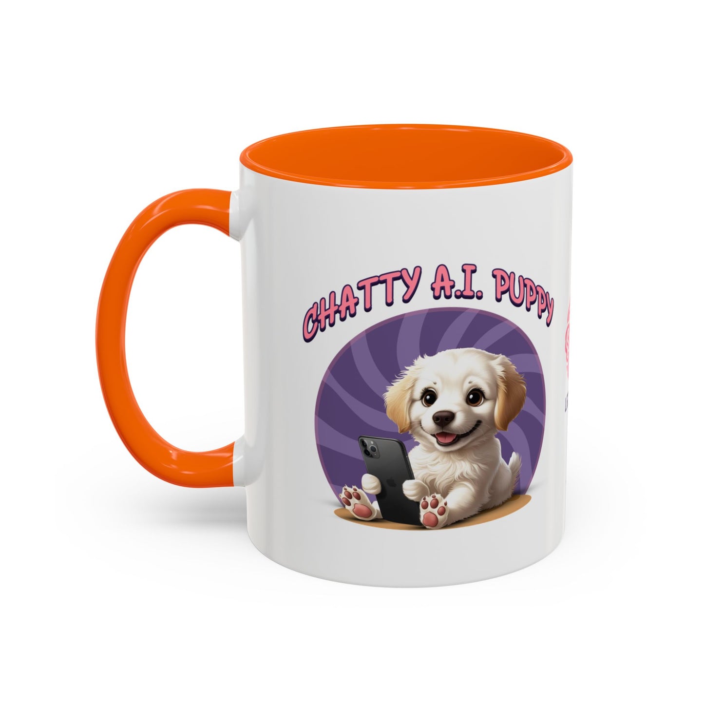 Chatty A.I. Puppy Coco - AI Enabled Accent Mug