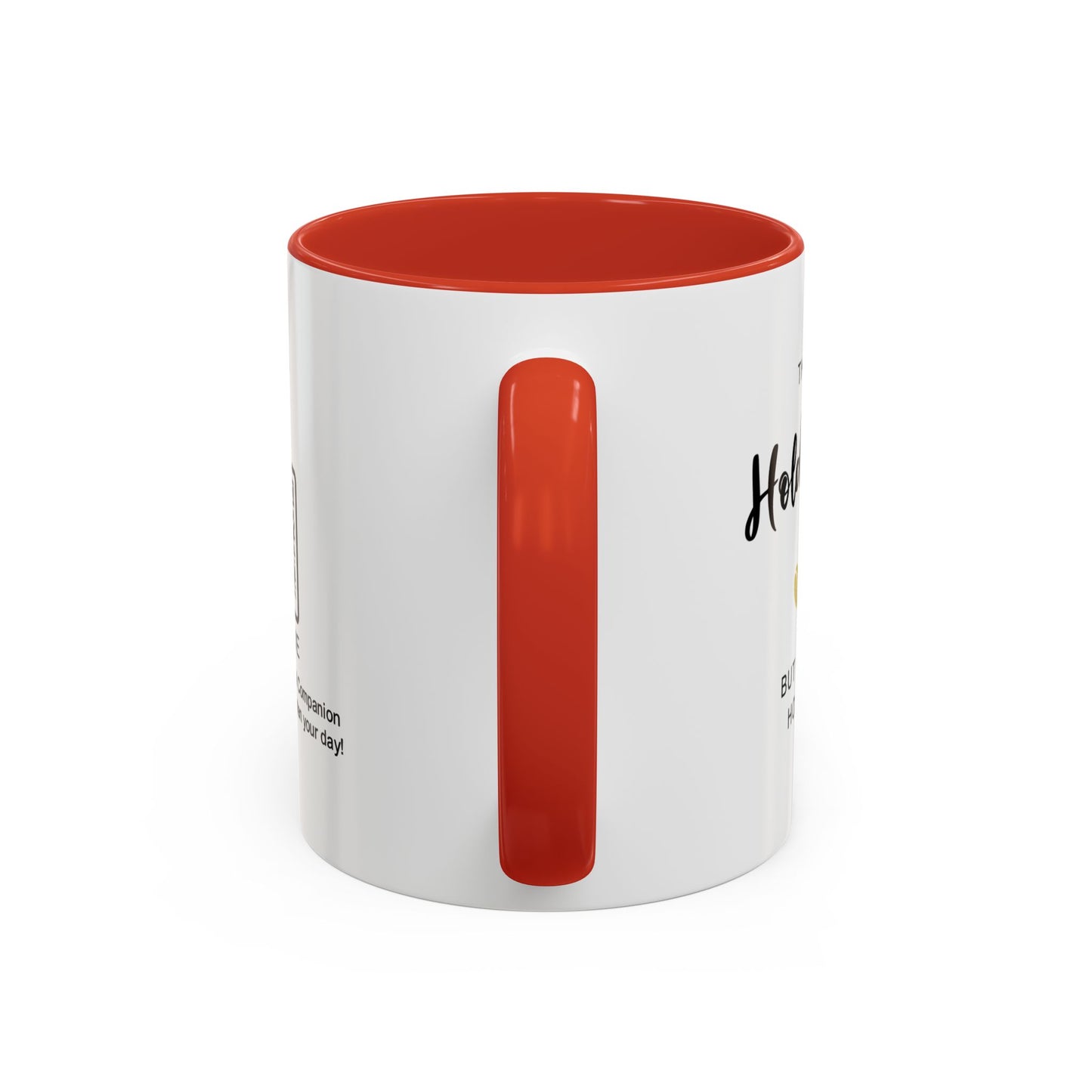 This mug holds coffee, but my heart holds you - Personalised Accent Coffee Mug