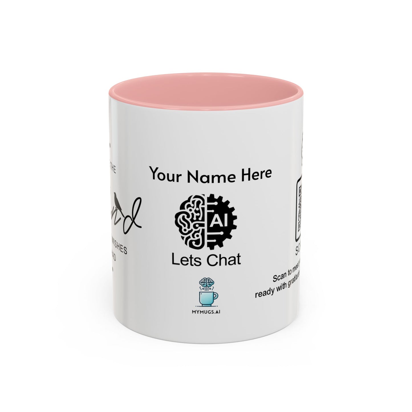 You’re the friend everyone wishes they had - Personalised Accent Coffee Mug