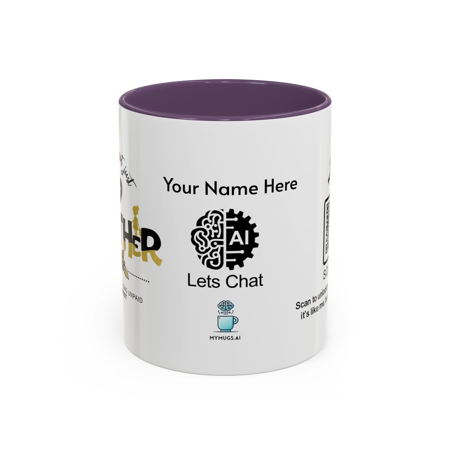 You’re not just my brother - Personalised Accent Mug