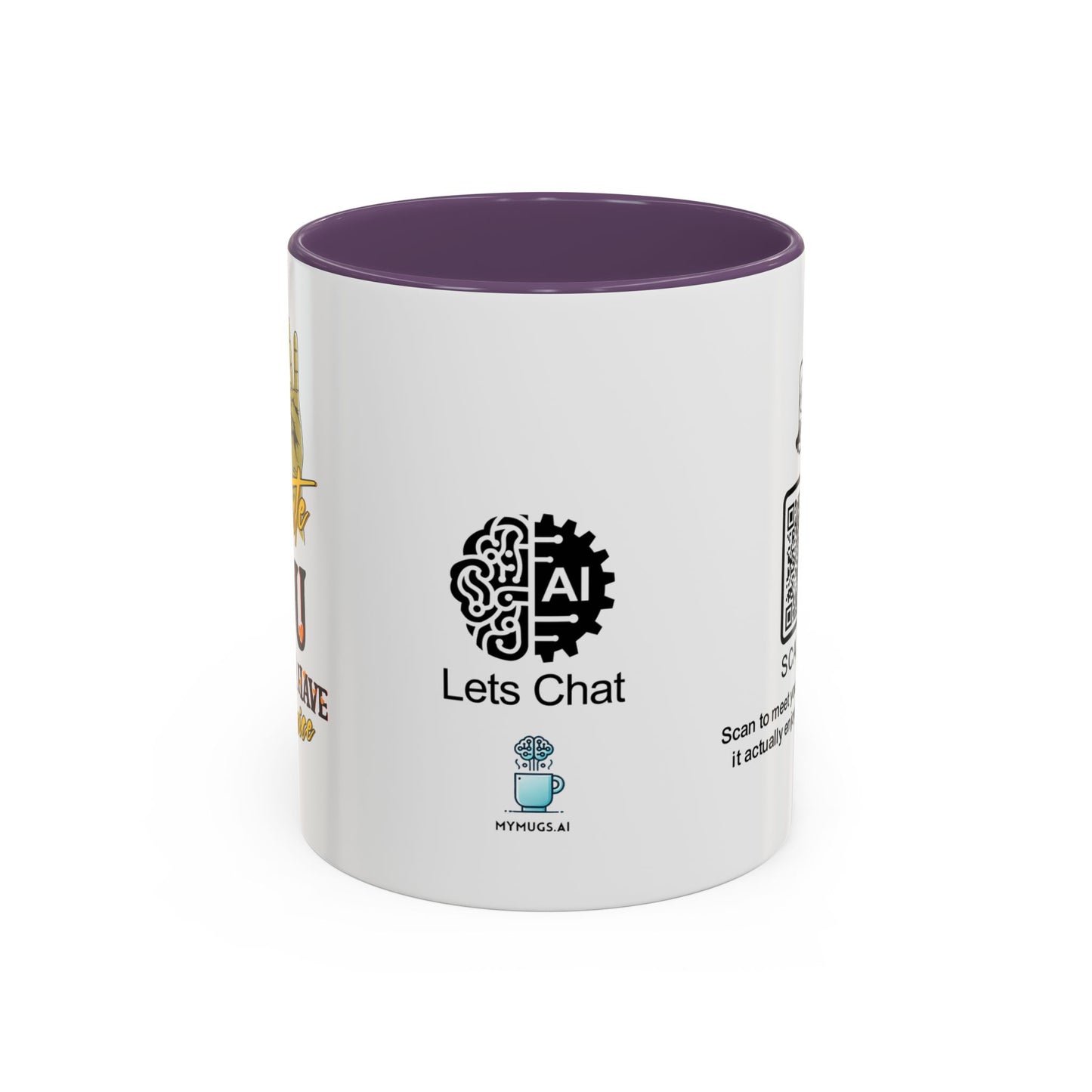 I tolerate you… because I have no choice - Accent Coffee Mug