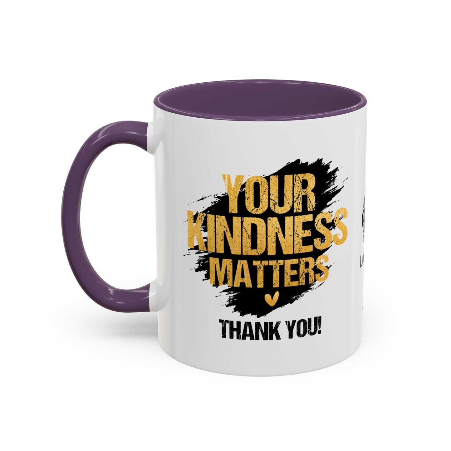 Your kindness matters. Thank you!- Accent Coffee Mug