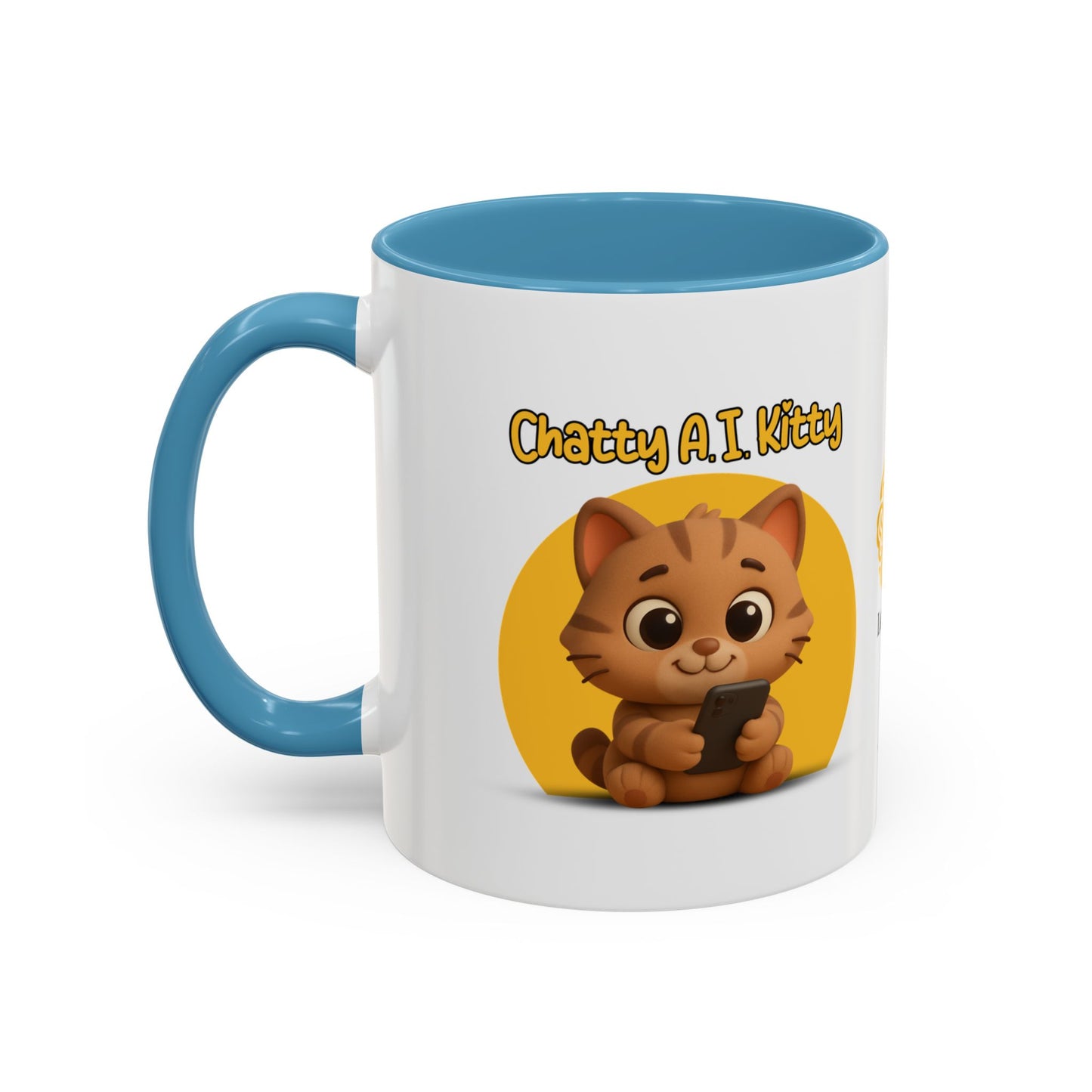 Chatty AI Kitty Mochi - AI Enabled Accent Mug