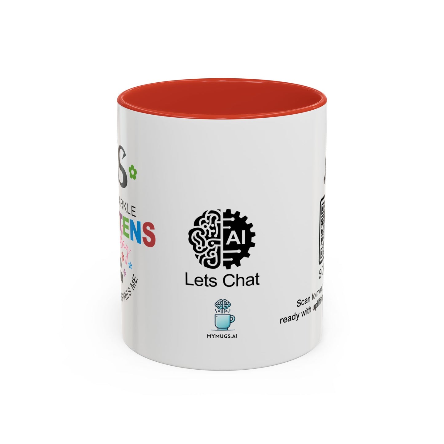 Sis, your sparkle brightens every day - Accent Coffee Mug