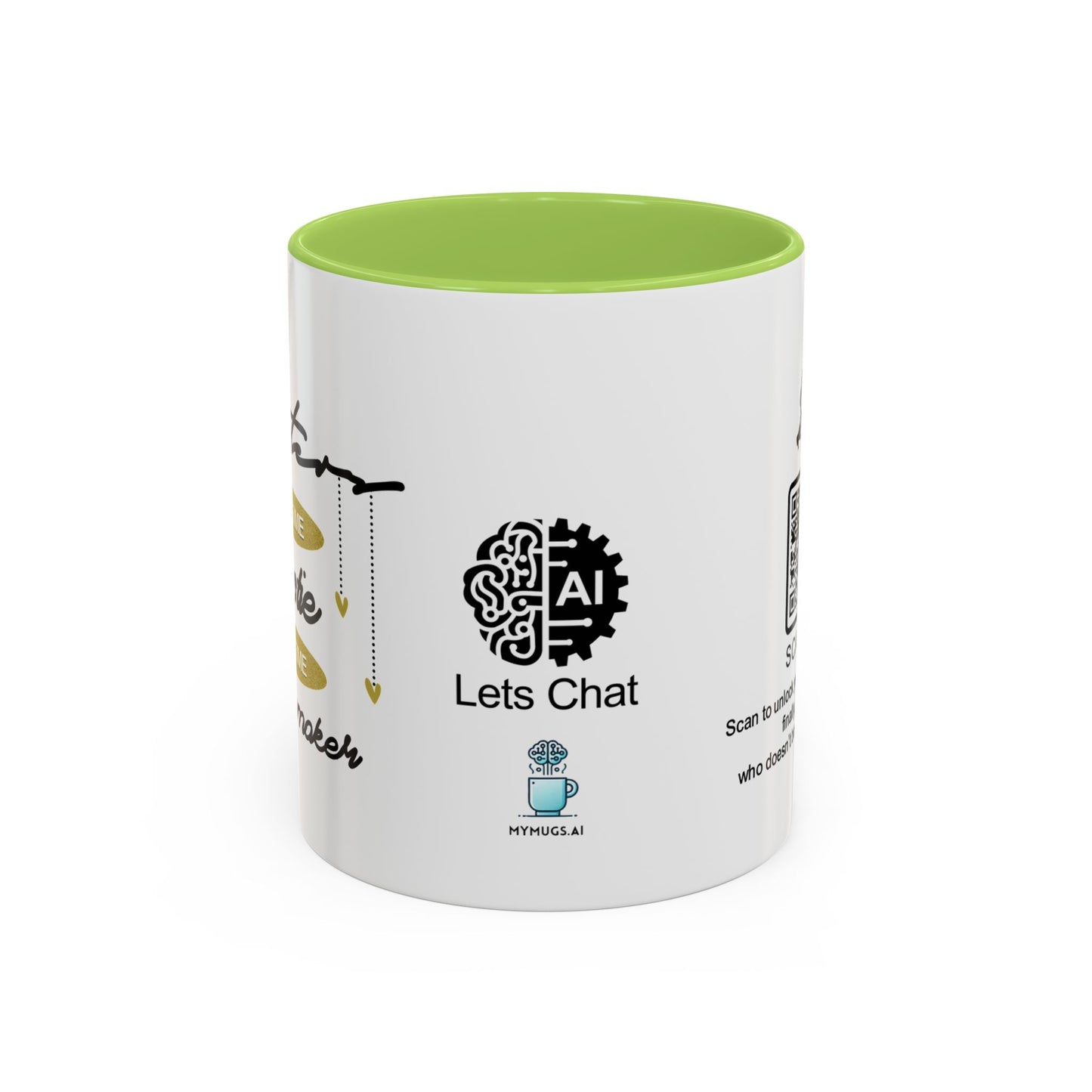 Sister: Part-time bestie, full-time troublemaker - Accent Coffee Mug