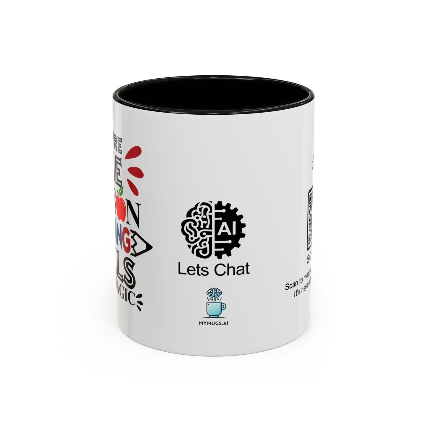 You’re the reason learning feels like magic - Accent Coffee Mug