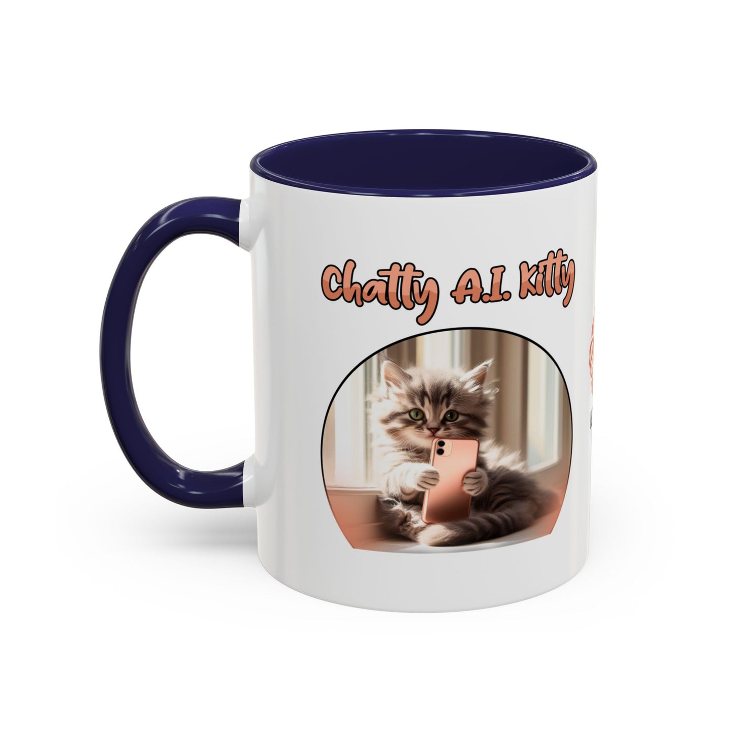 Chat A.I. Kitty Luna - AI Enabled Accent Mug
