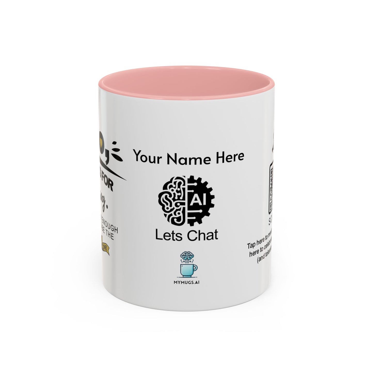 Bro, thanks for setting the bar low - Personalised Accent Mug