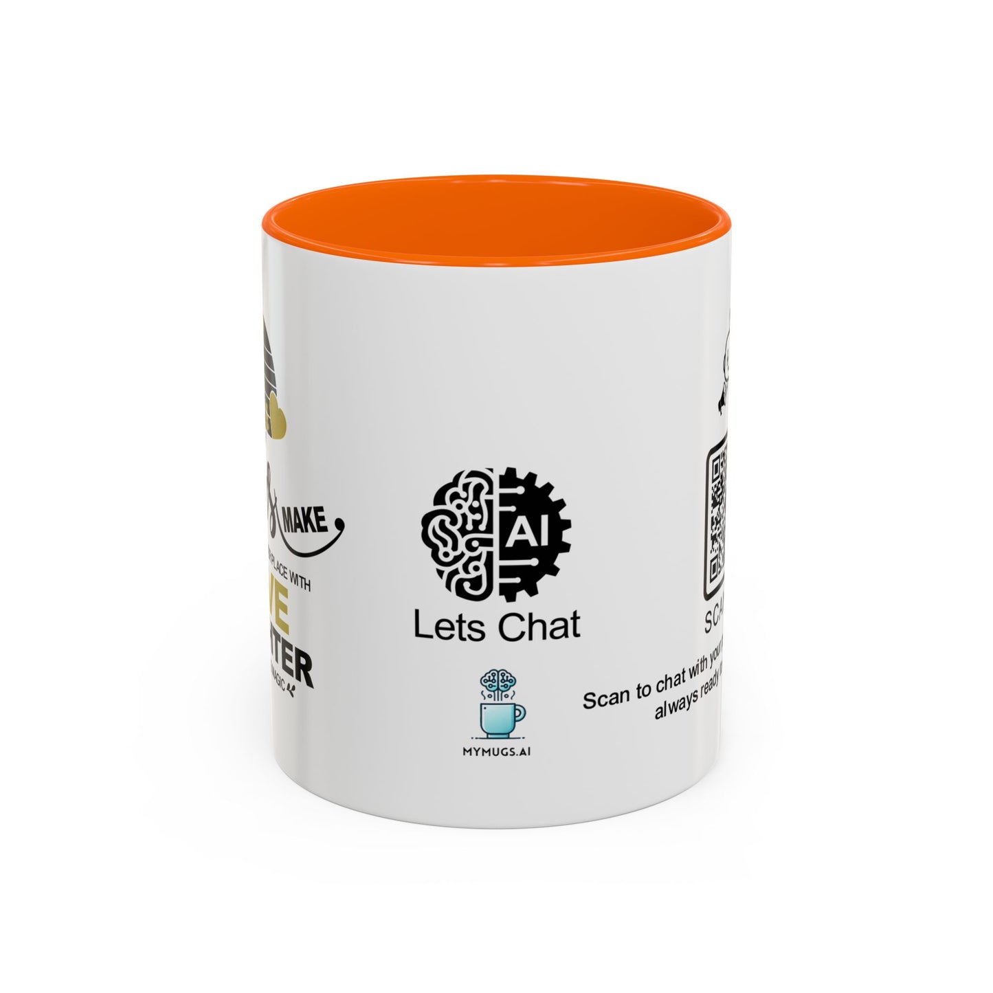 Sisters make the world a better place with love - Accent Mug