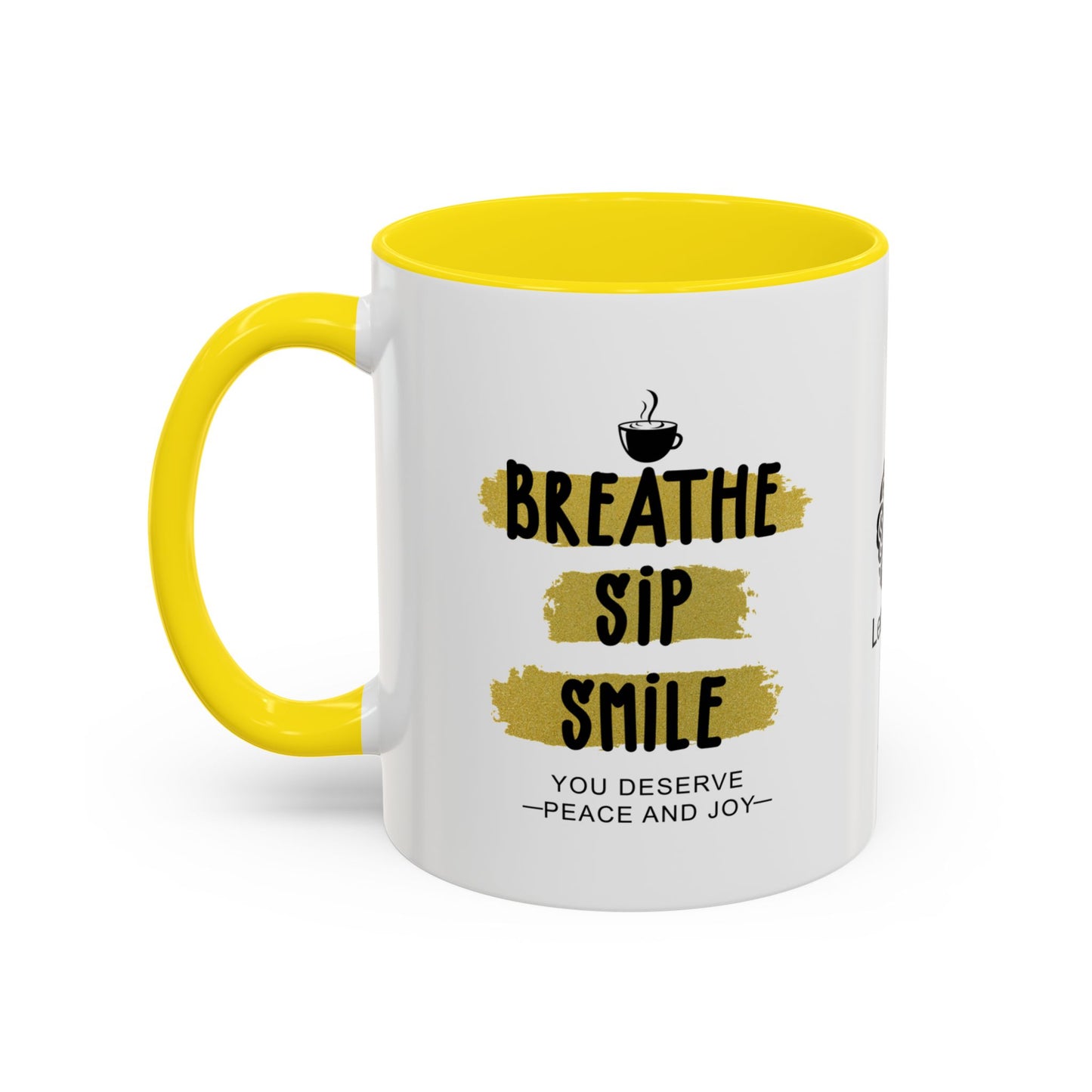 You deserve peace and joy - Accent Coffee Mug