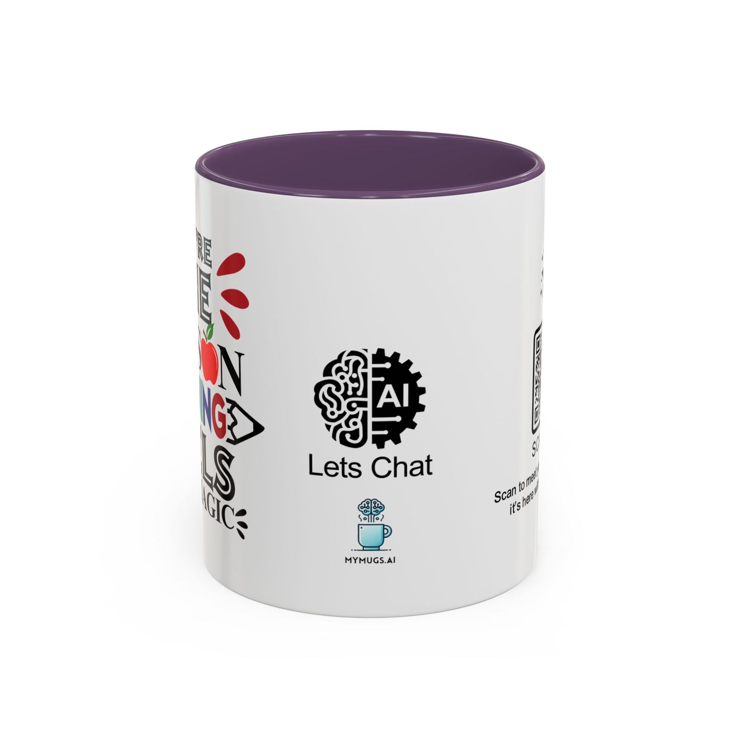 You’re the reason learning feels like magic - Accent Coffee Mug