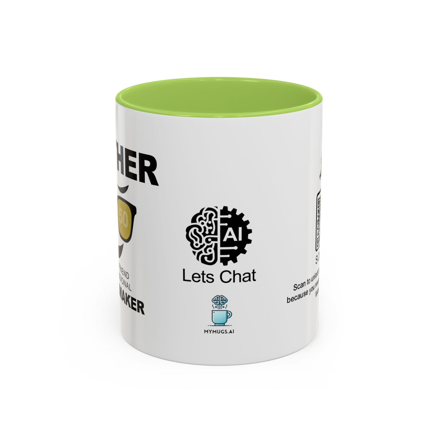 Brother: 50% best friend, 50% professional troublemaker - Accent Mug