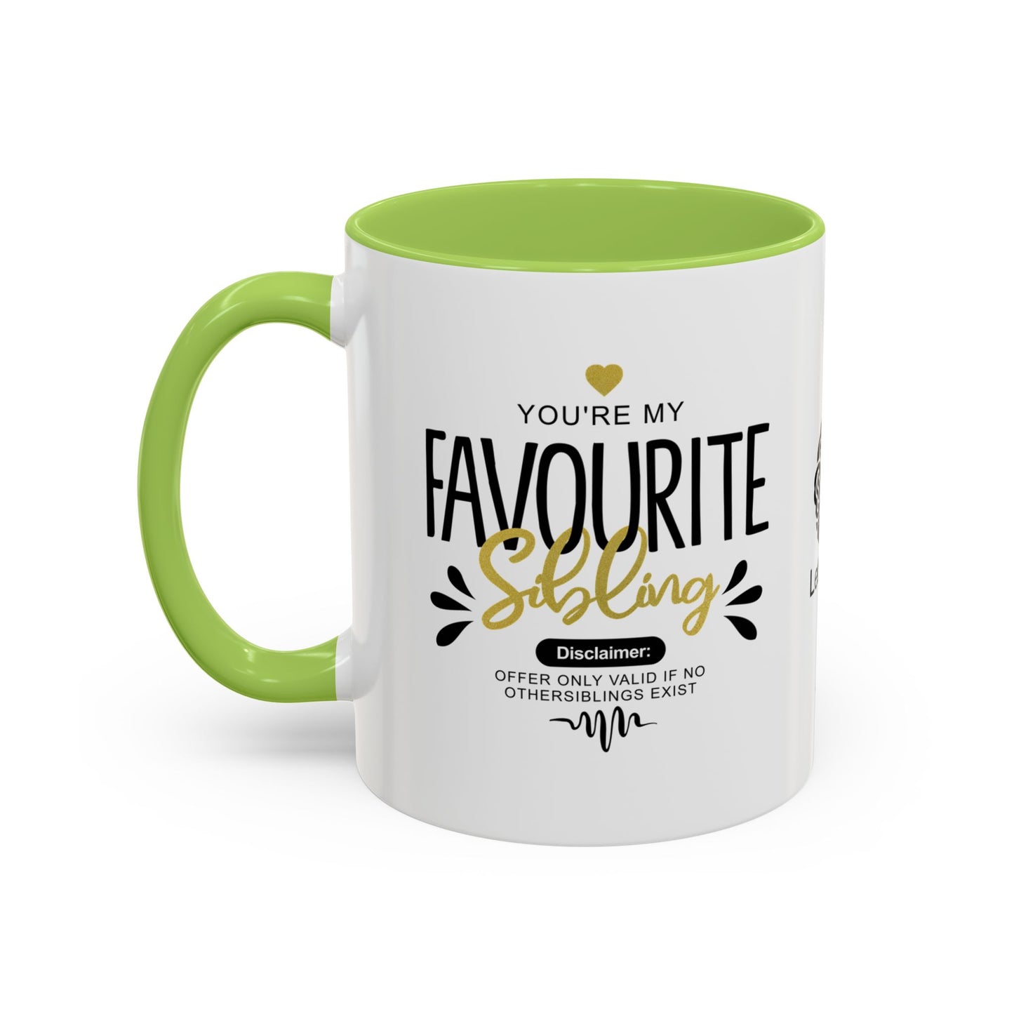 You're my favourite sibling - Accent Mug