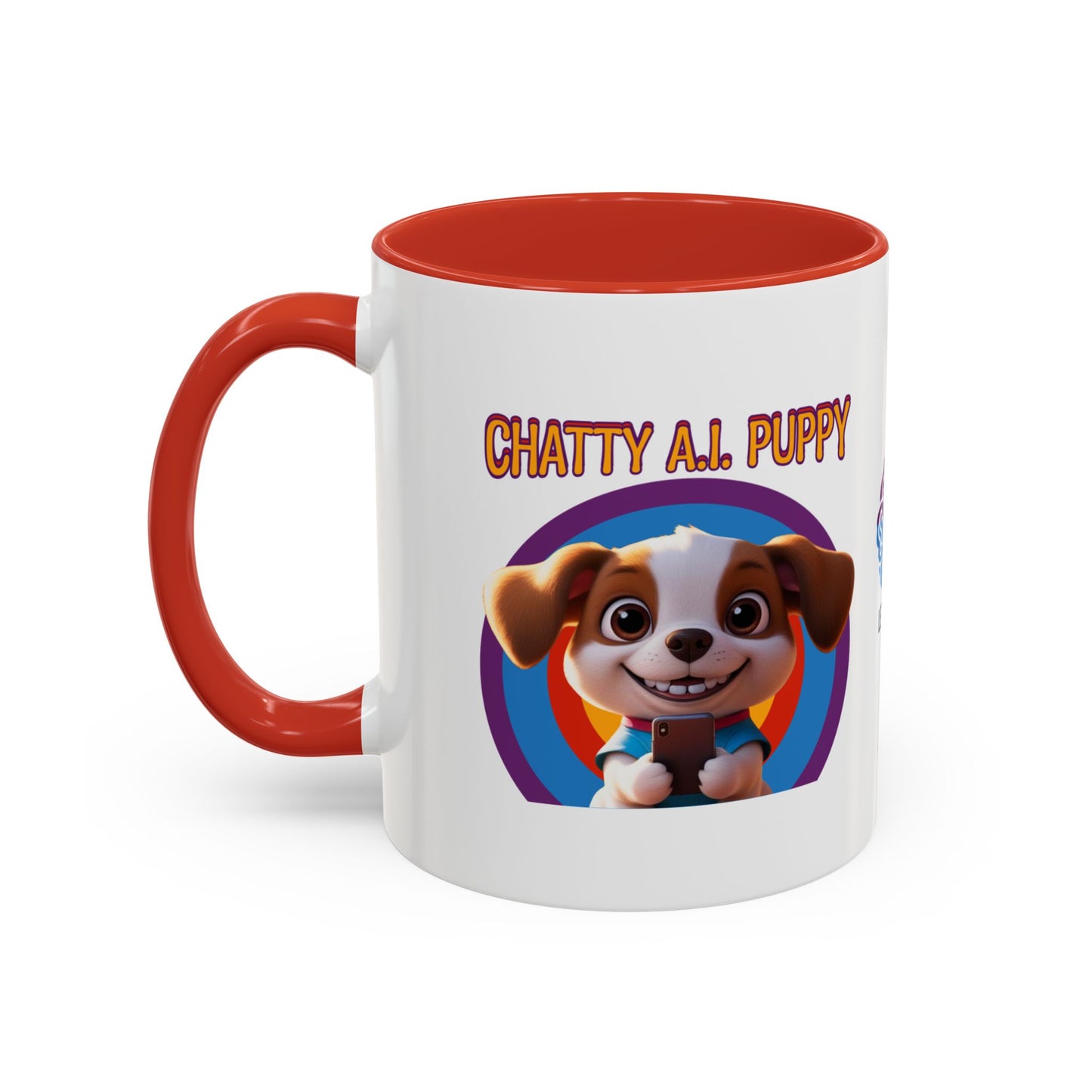 Chatty A.I. Puppy Pipa - AI Enabled Accent Mug