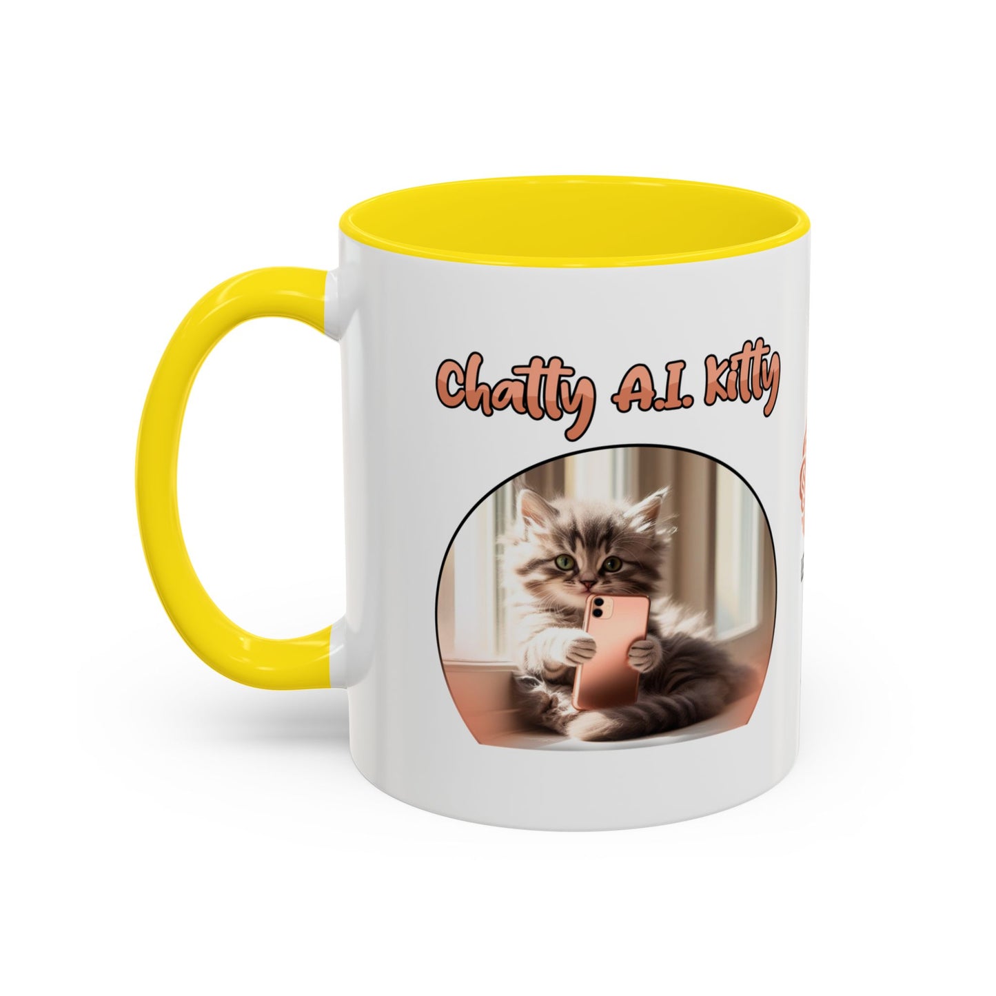 Chat A.I. Kitty Luna - AI Enabled Accent Mug