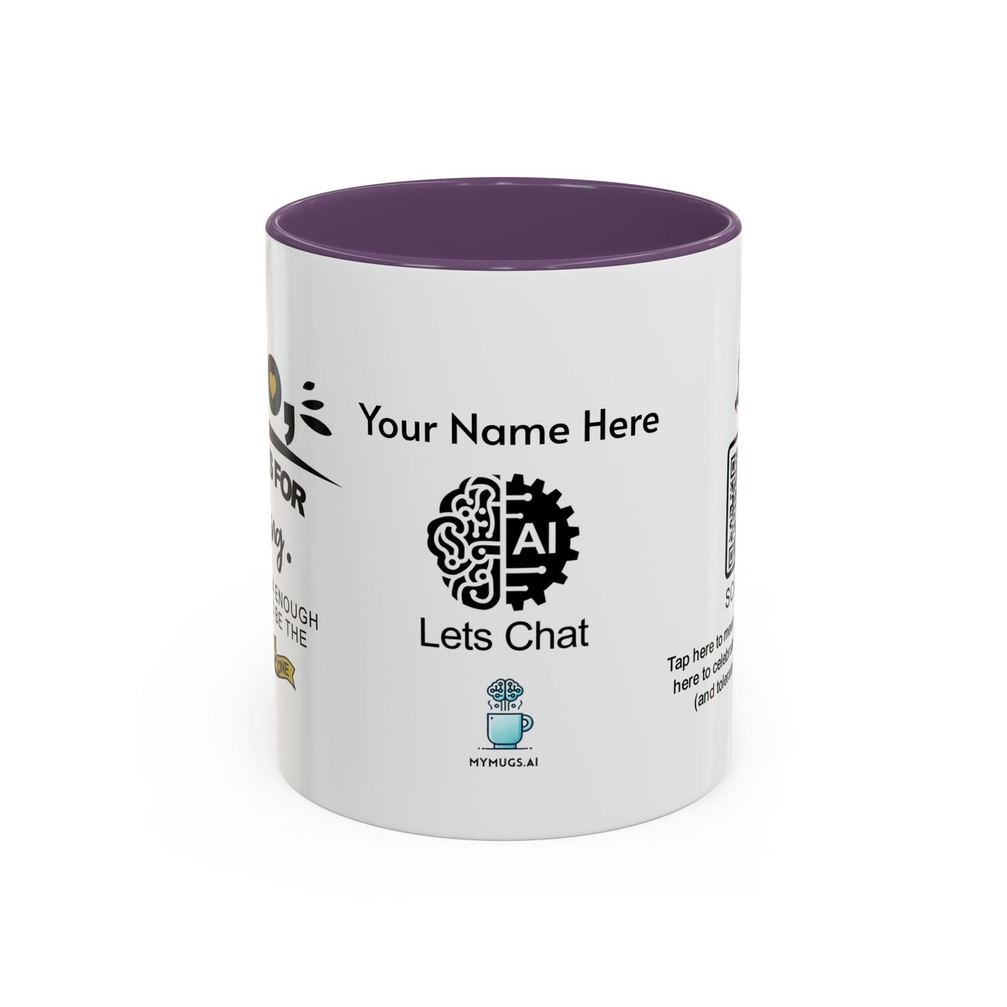Bro, thanks for setting the bar low - Personalised Accent Mug