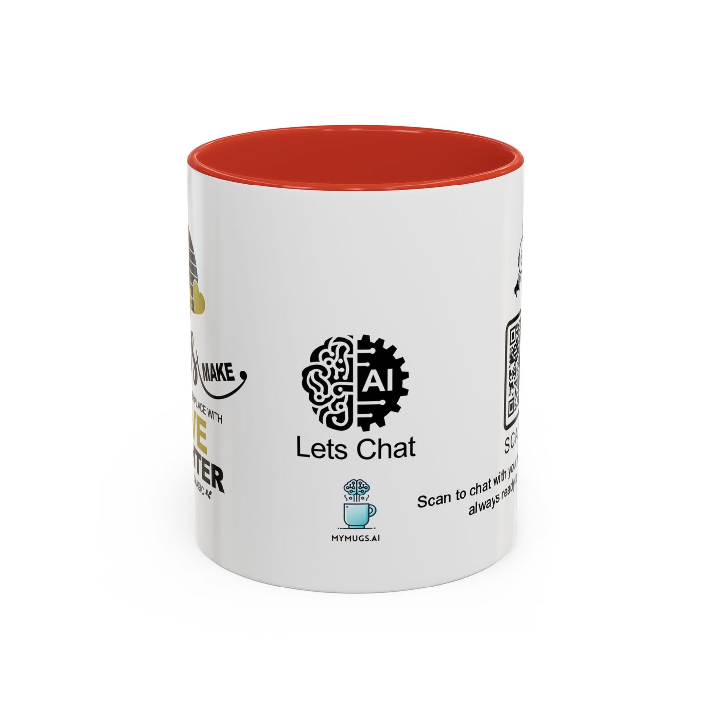 Sisters make the world a better place with love - Accent Mug