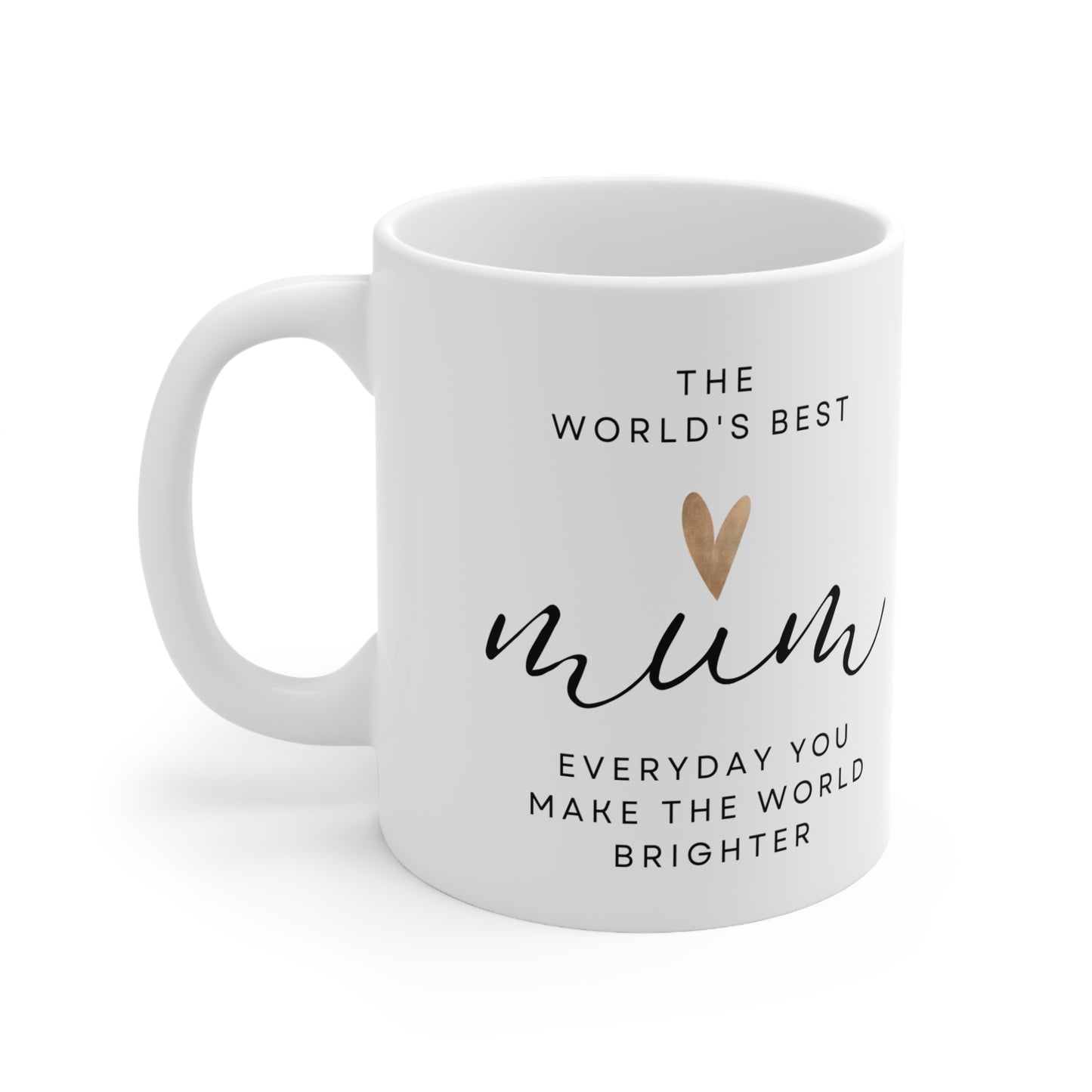 World's Best Mum Coffee Mug - Heartfelt Gift for Mother's Day & Everyday Joy