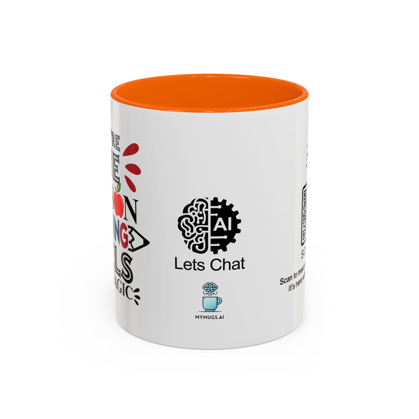 You’re the reason learning feels like magic - Accent Coffee Mug