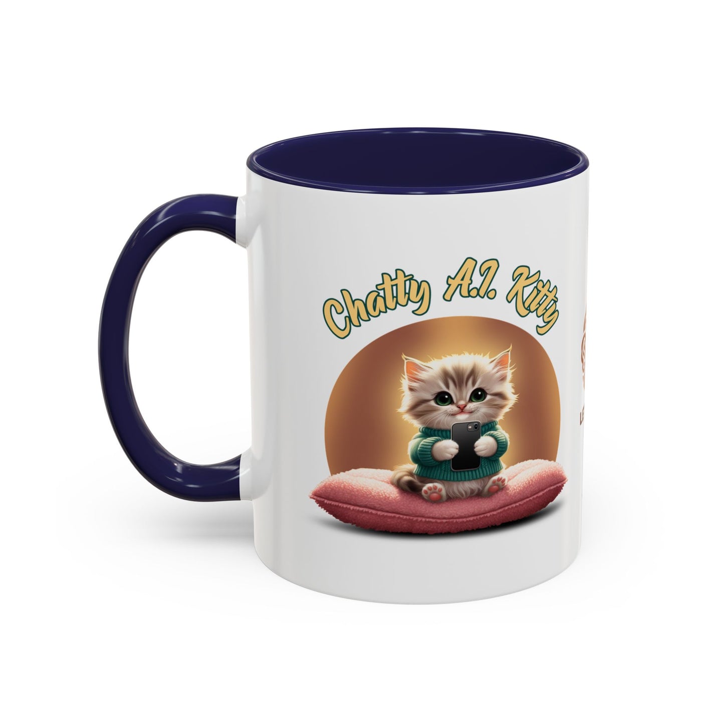 Chatty A.I. Kitty Twitch - AI Enabled Accent Mug