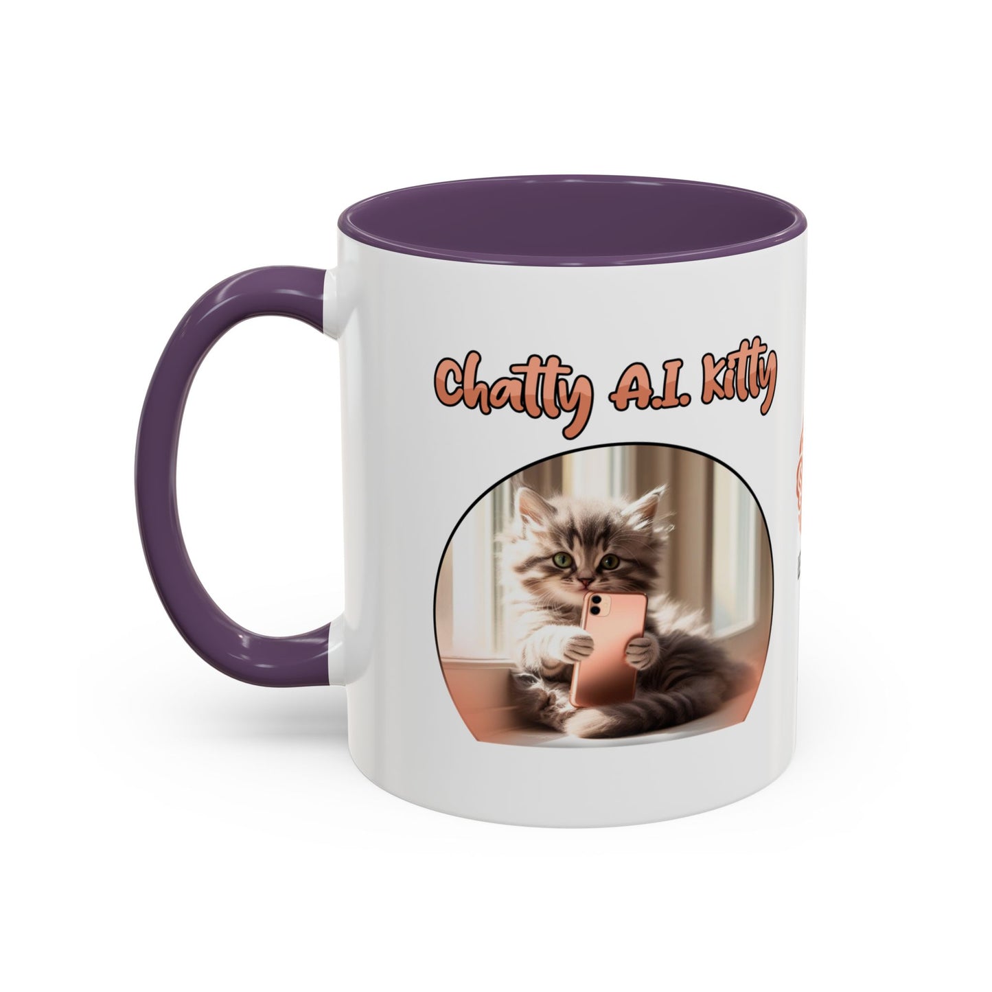 Chat A.I. Kitty Luna - AI Enabled Accent Mug