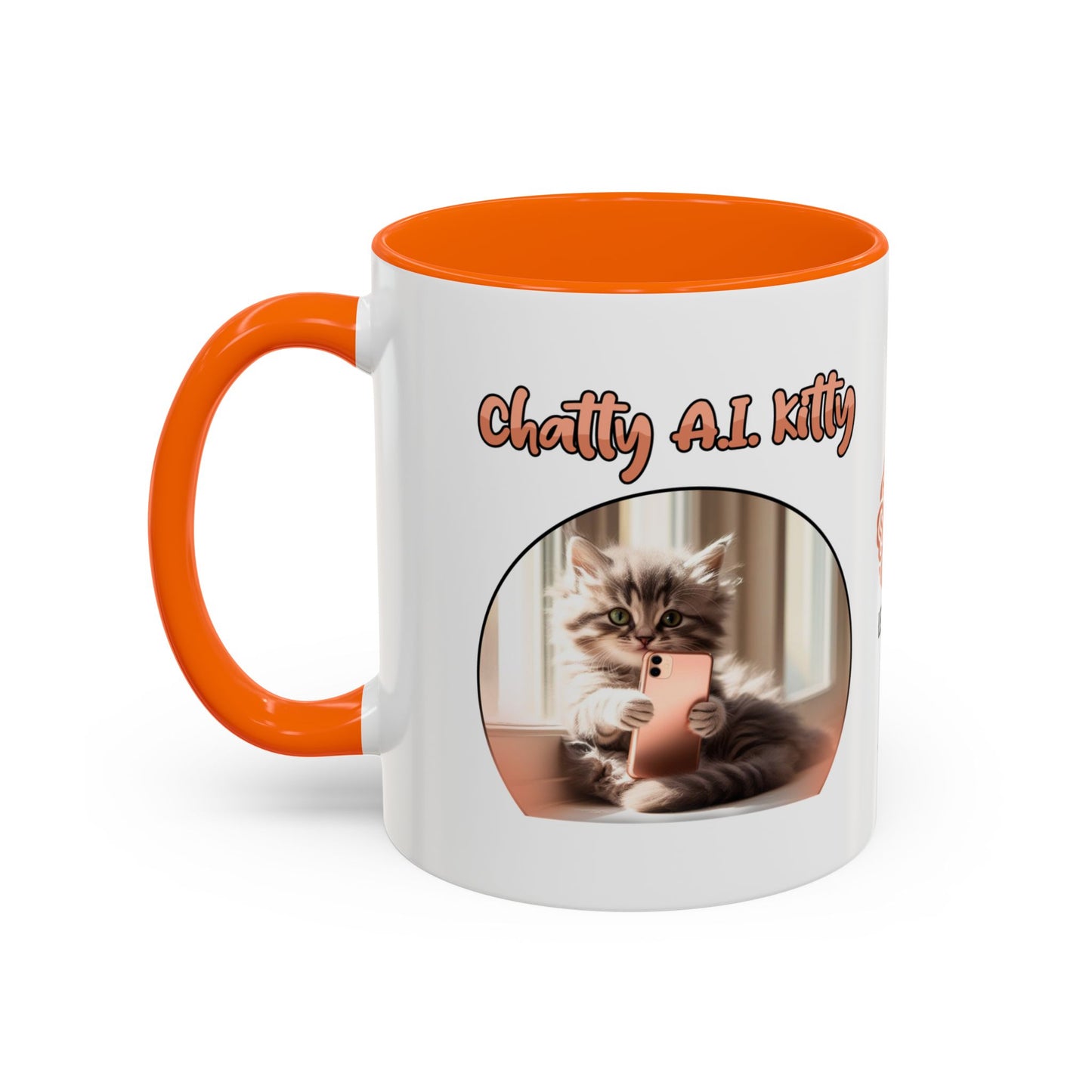 Chat A.I. Kitty Luna - AI Enabled Accent Mug