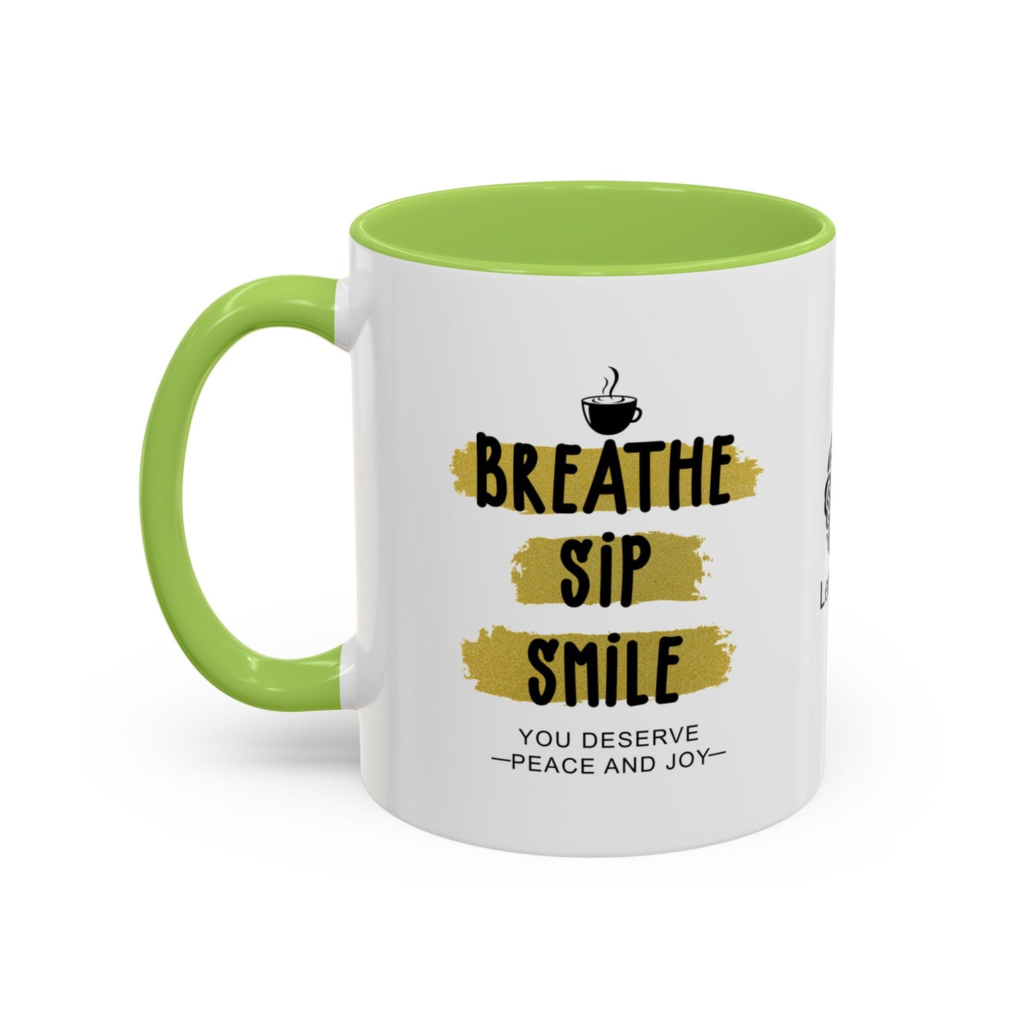 You deserve peace and joy - Accent Coffee Mug