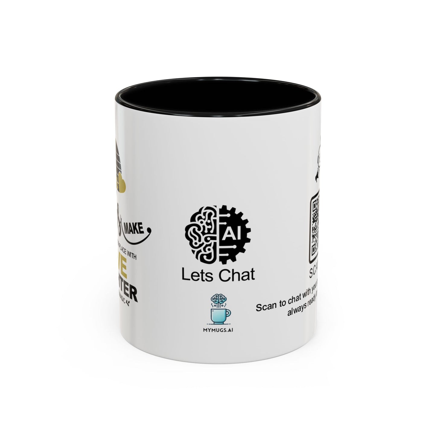 Sisters make the world a better place with love - Accent Mug