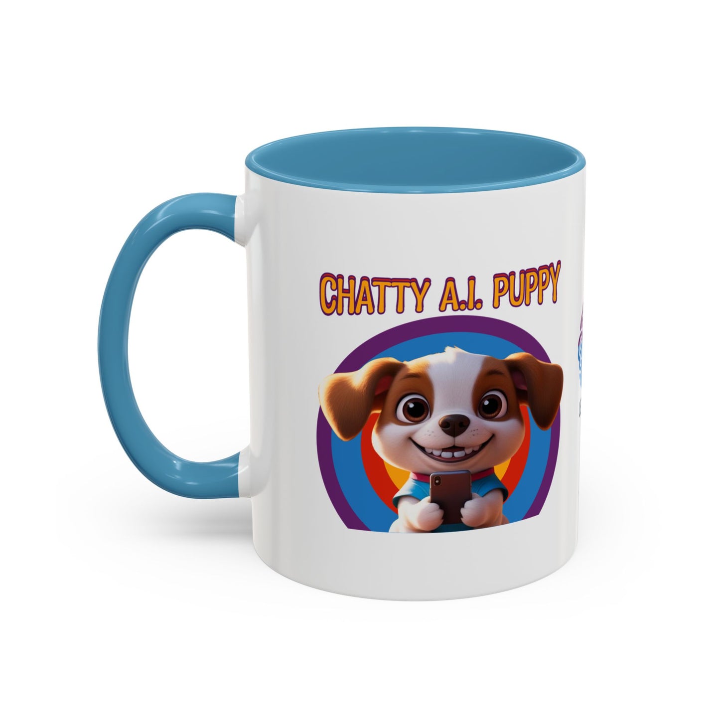 Chatty A.I. Puppy Pipa - AI Enabled Accent Mug