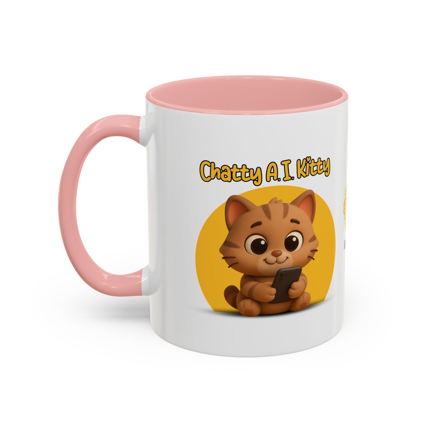 Chatty AI Kitty Mochi - AI Enabled Accent Mug