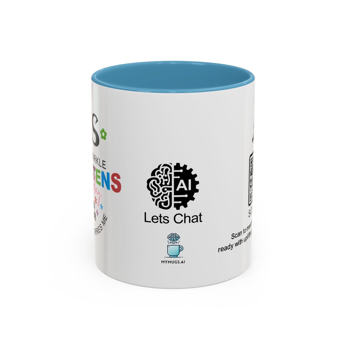 Sis, your sparkle brightens every day - Accent Coffee Mug