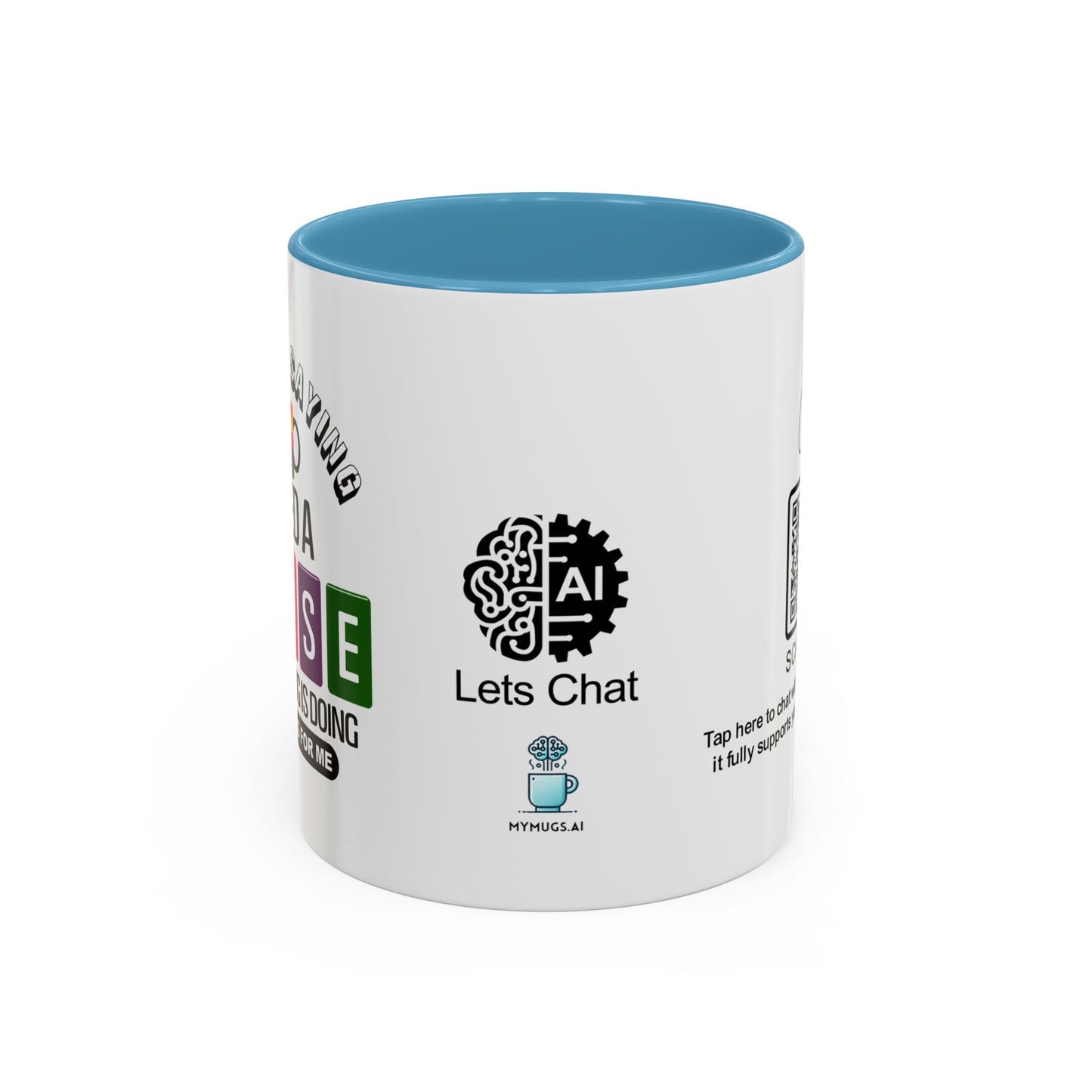 I’m not saying I need a raise, but this mug is doing the talking for me - Accent Coffee Mug