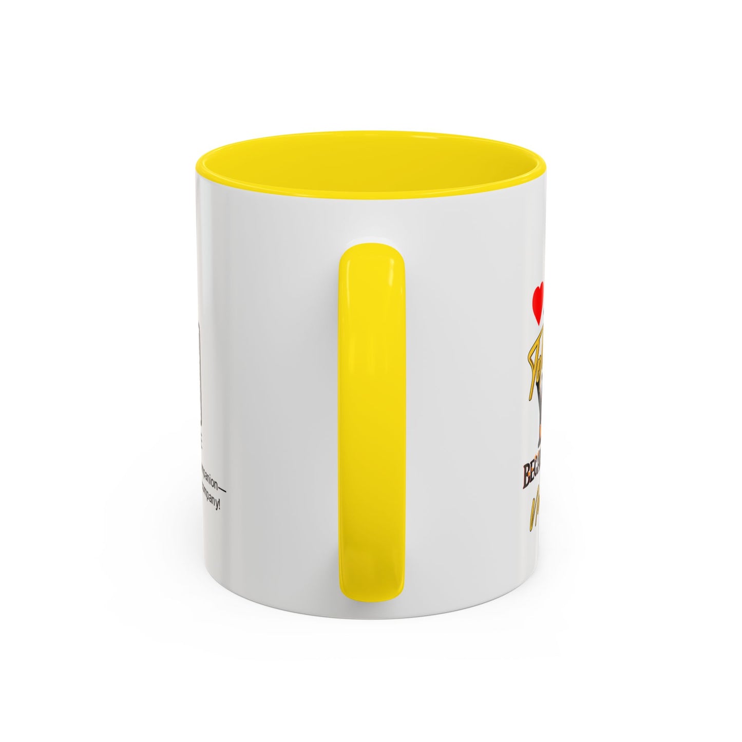 I tolerate you… because I have no choice - Accent Coffee Mug