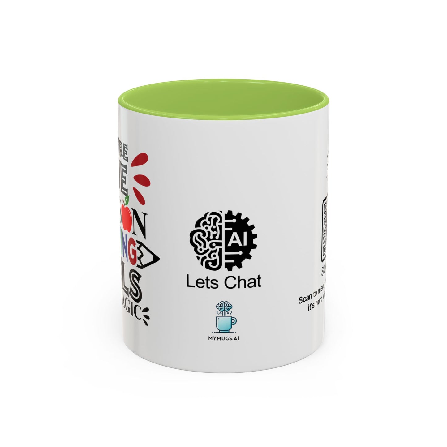 You’re the reason learning feels like magic - Accent Coffee Mug