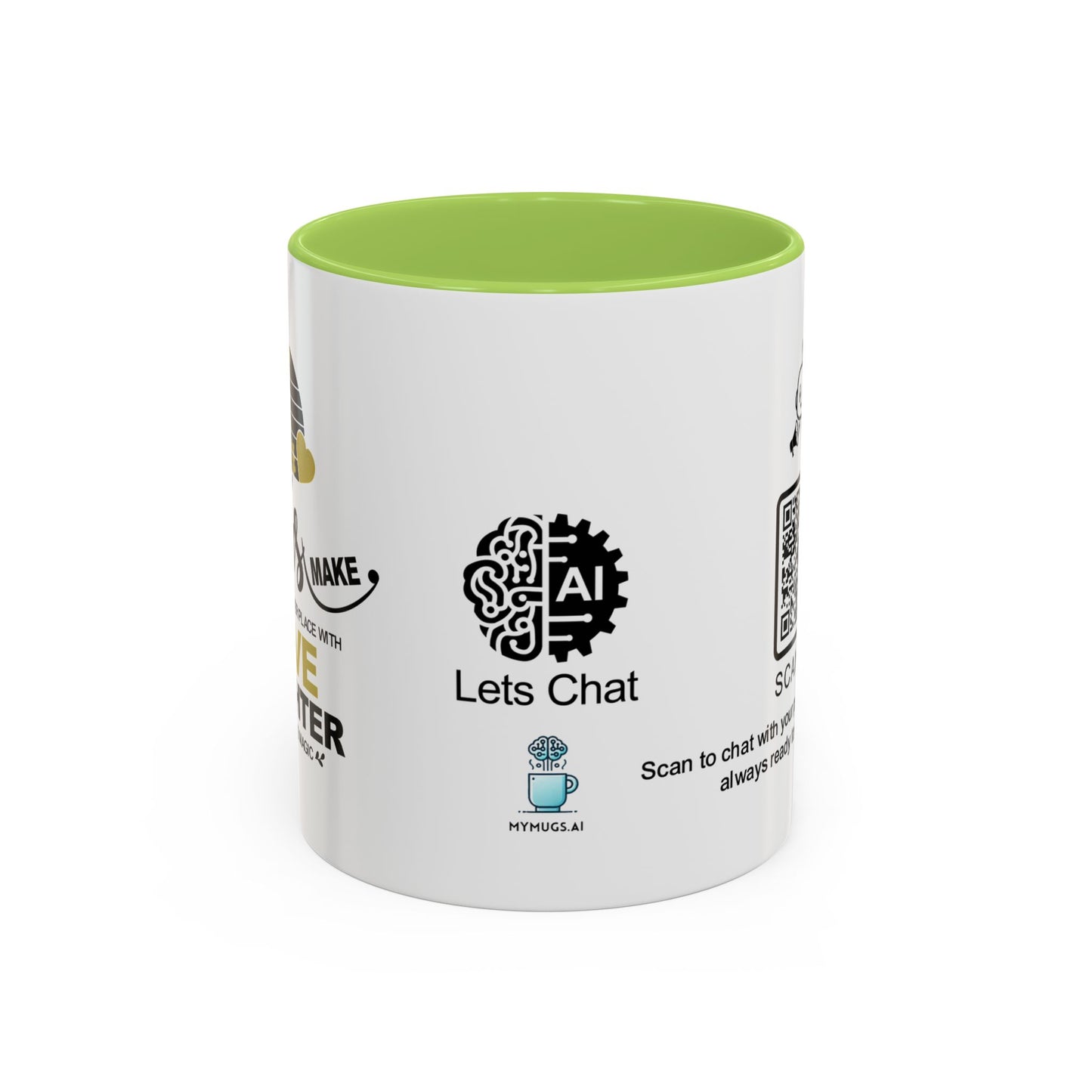 Sisters make the world a better place with love - Accent Mug