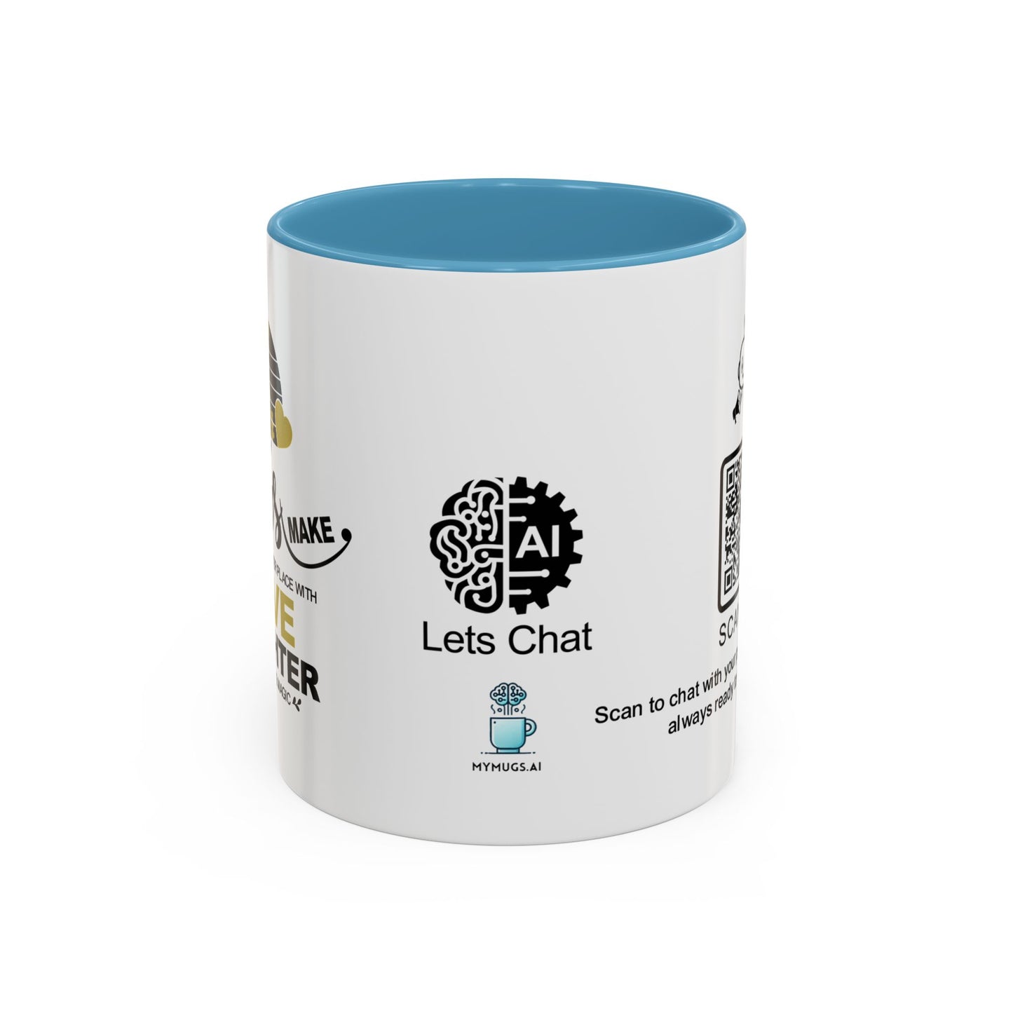 Sisters make the world a better place with love - Accent Mug