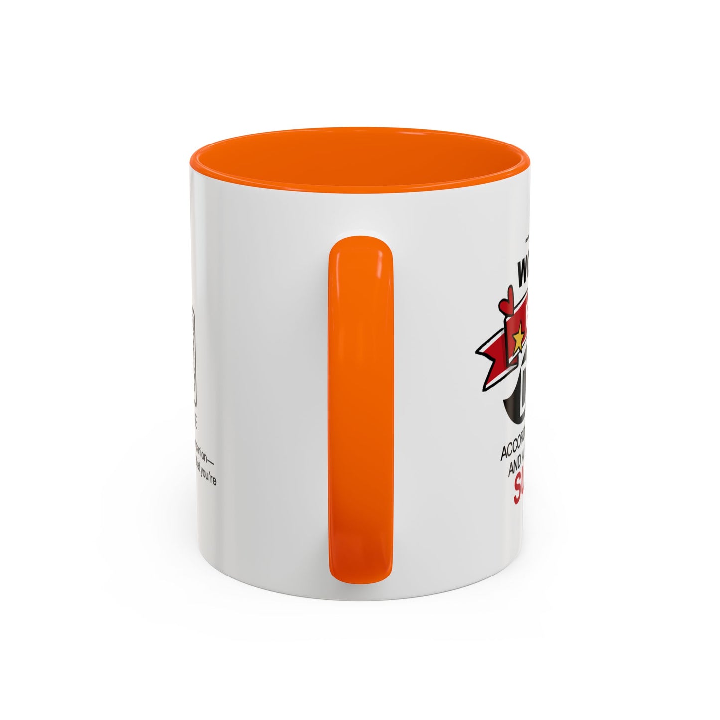 World’s Best Dad* (*According to this mug and a highly biased survey) - Accent Coffee Mug