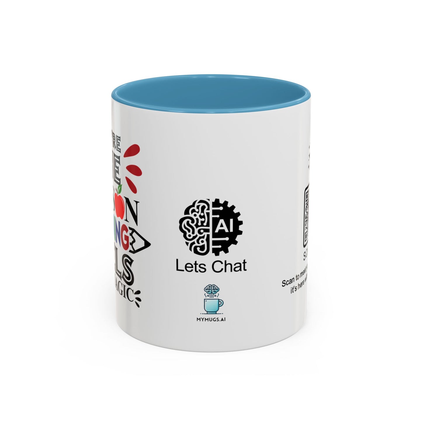 You’re the reason learning feels like magic - Accent Coffee Mug