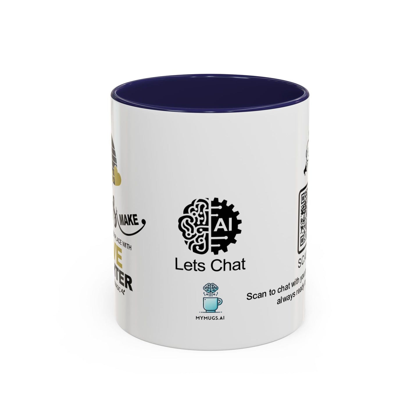 Sisters make the world a better place with love - Accent Mug