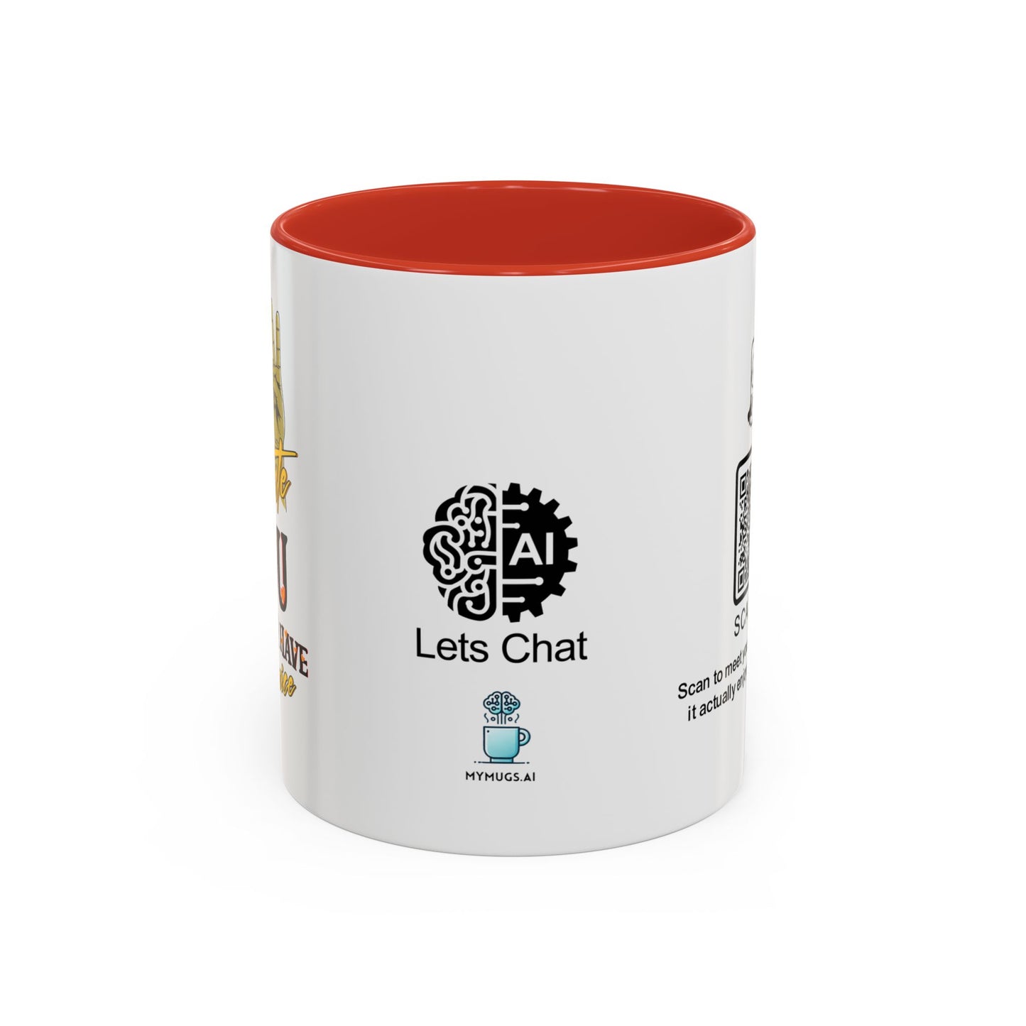 I tolerate you… because I have no choice - Accent Coffee Mug