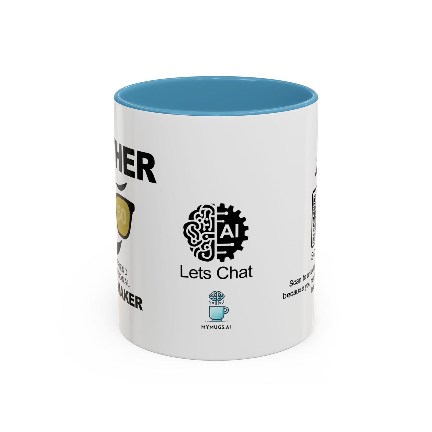 Brother: 50% best friend, 50% professional troublemaker - Accent Mug