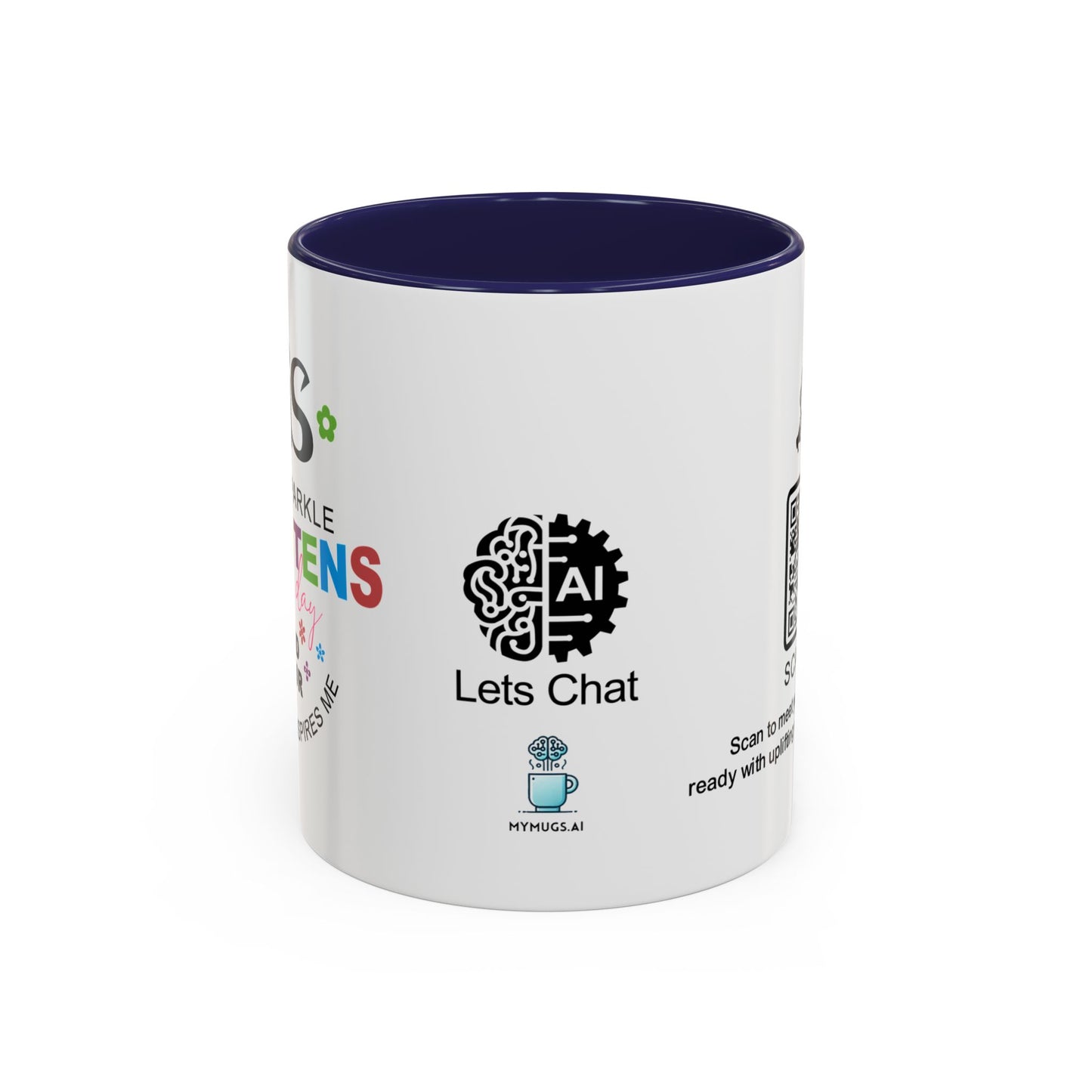 Sis, your sparkle brightens every day - Accent Coffee Mug
