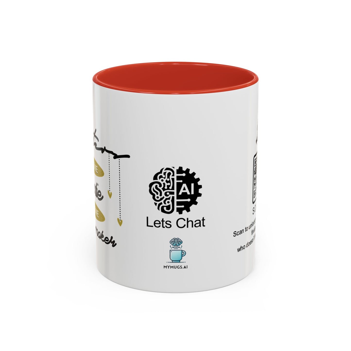 Sister: Part-time bestie, full-time troublemaker - Accent Coffee Mug