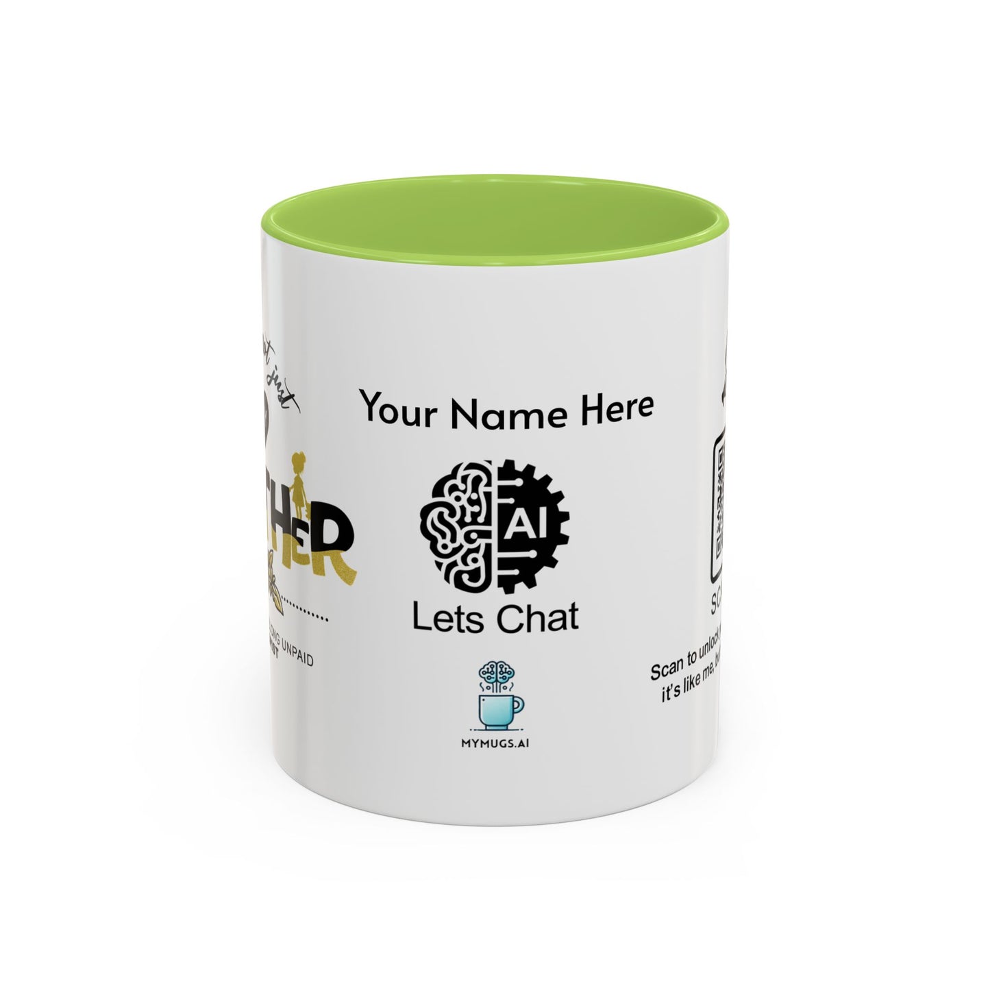 You’re not just my brother - Personalised Accent Mug