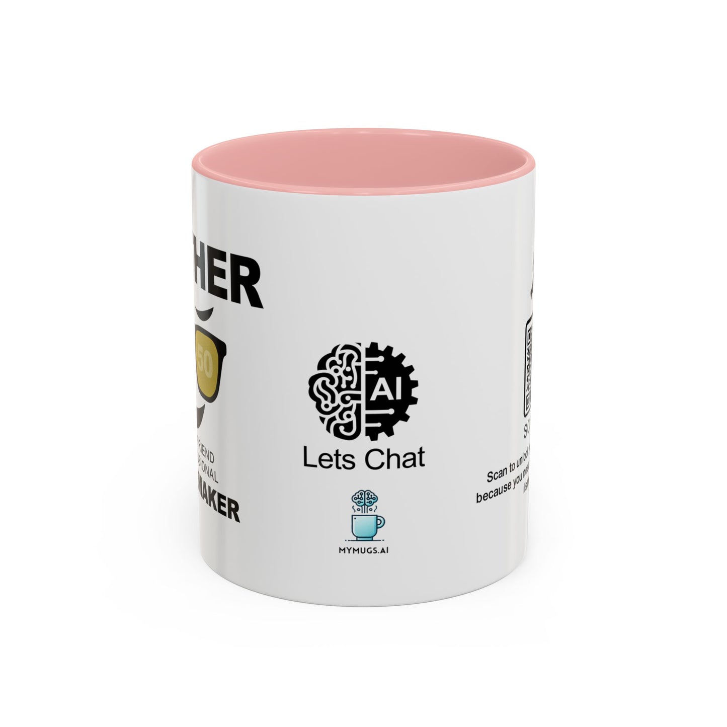 Brother: 50% best friend, 50% professional troublemaker - Accent Mug