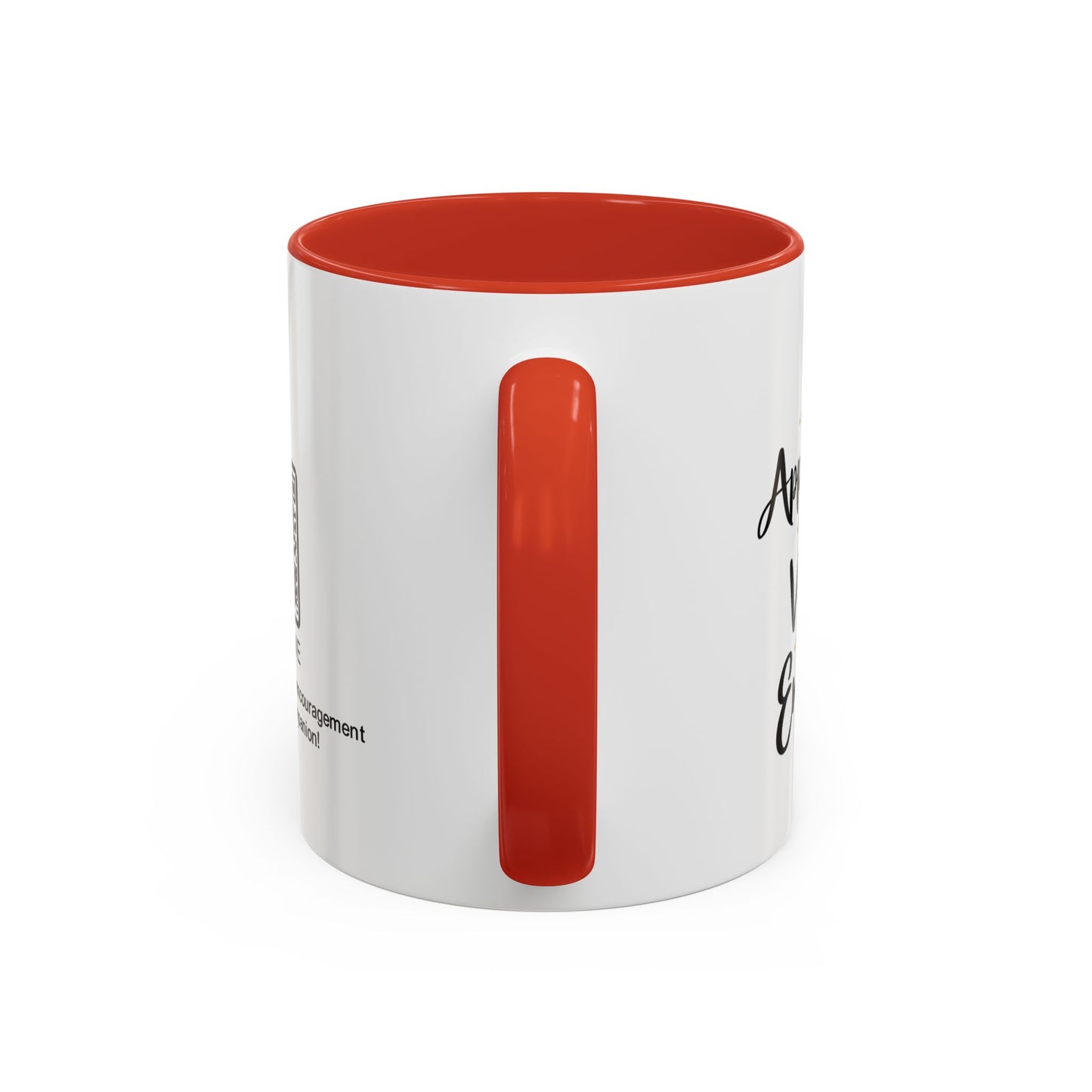 You are appreciated - Personalised Accent Coffee Mug