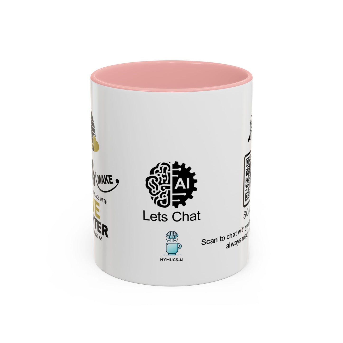 Sisters make the world a better place with love - Accent Mug